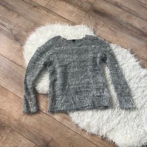 Fuzzy Cropped Sweater